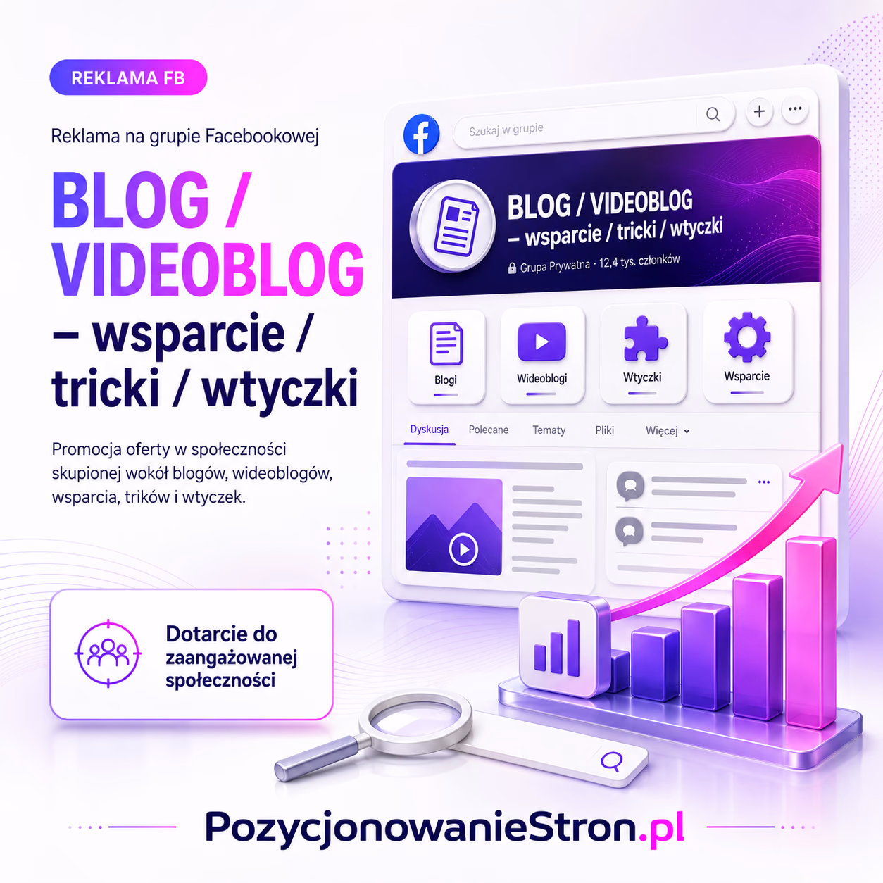BLOG / VIDEOBLOG - wsparcie / tricki / wtyczki