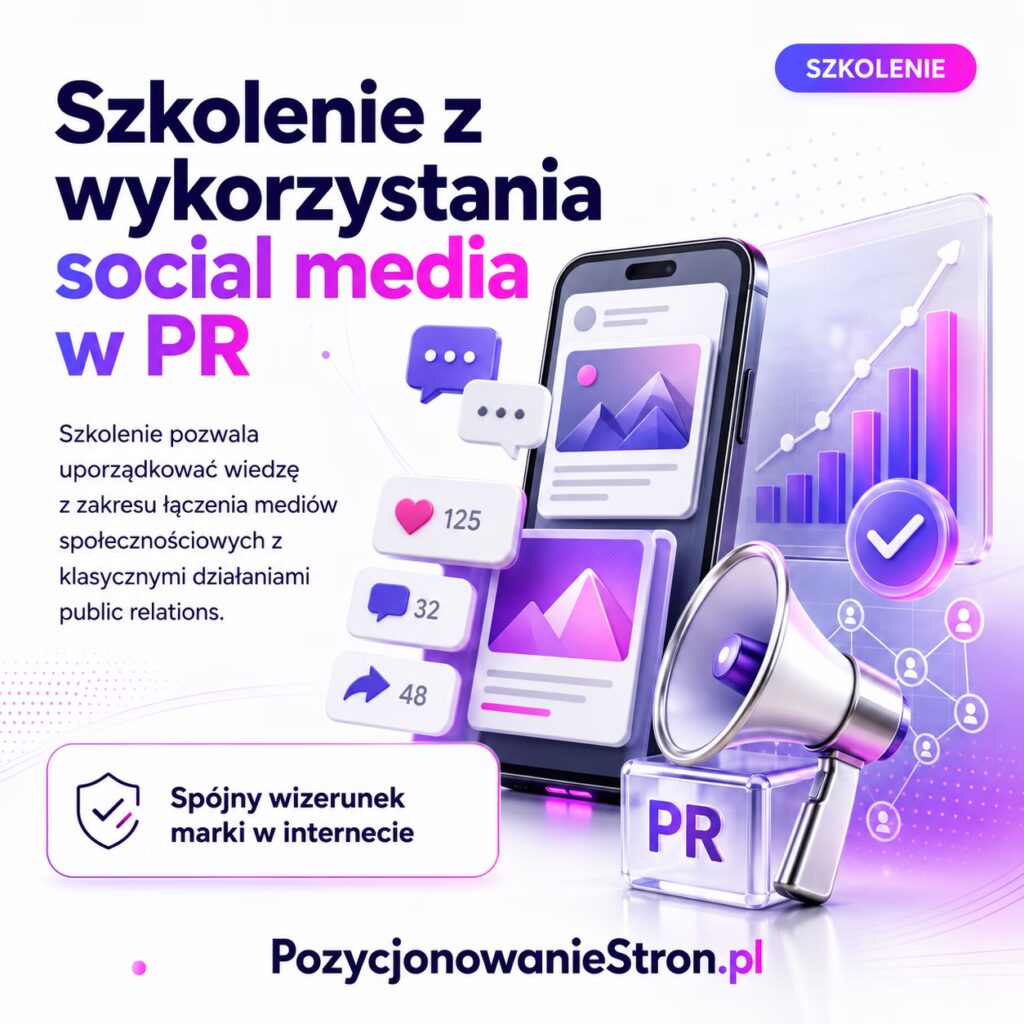 Szkolenie z wykorzystania social media w PR