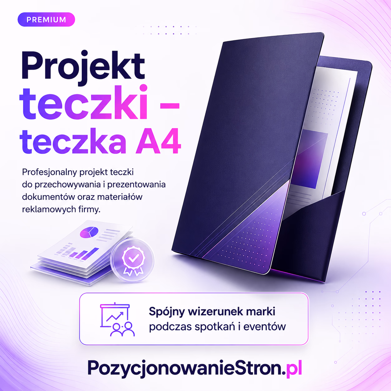 Projekt teczki – teczka A4