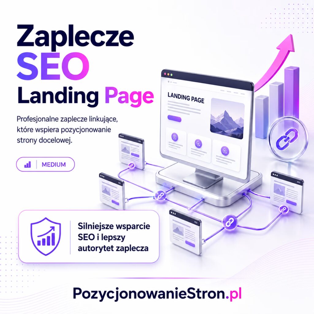 Zaplecze SEO Landing Page
