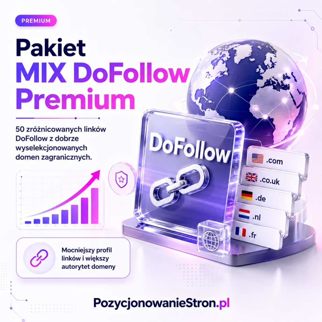 Pakiet MIX DoFollow Premium