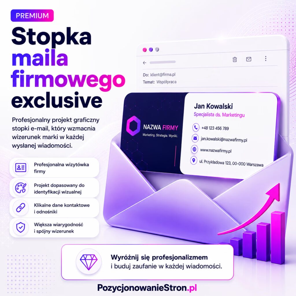 Stopka maila firmowego exclusive