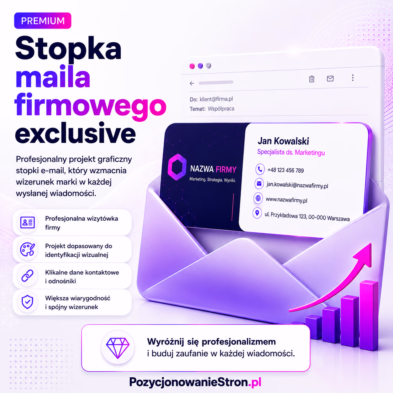 Stopka maila firmowego exclusive