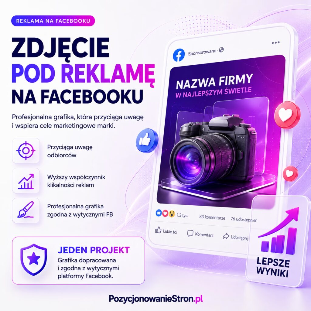 Zdjęcie pod reklamę na Facebooku