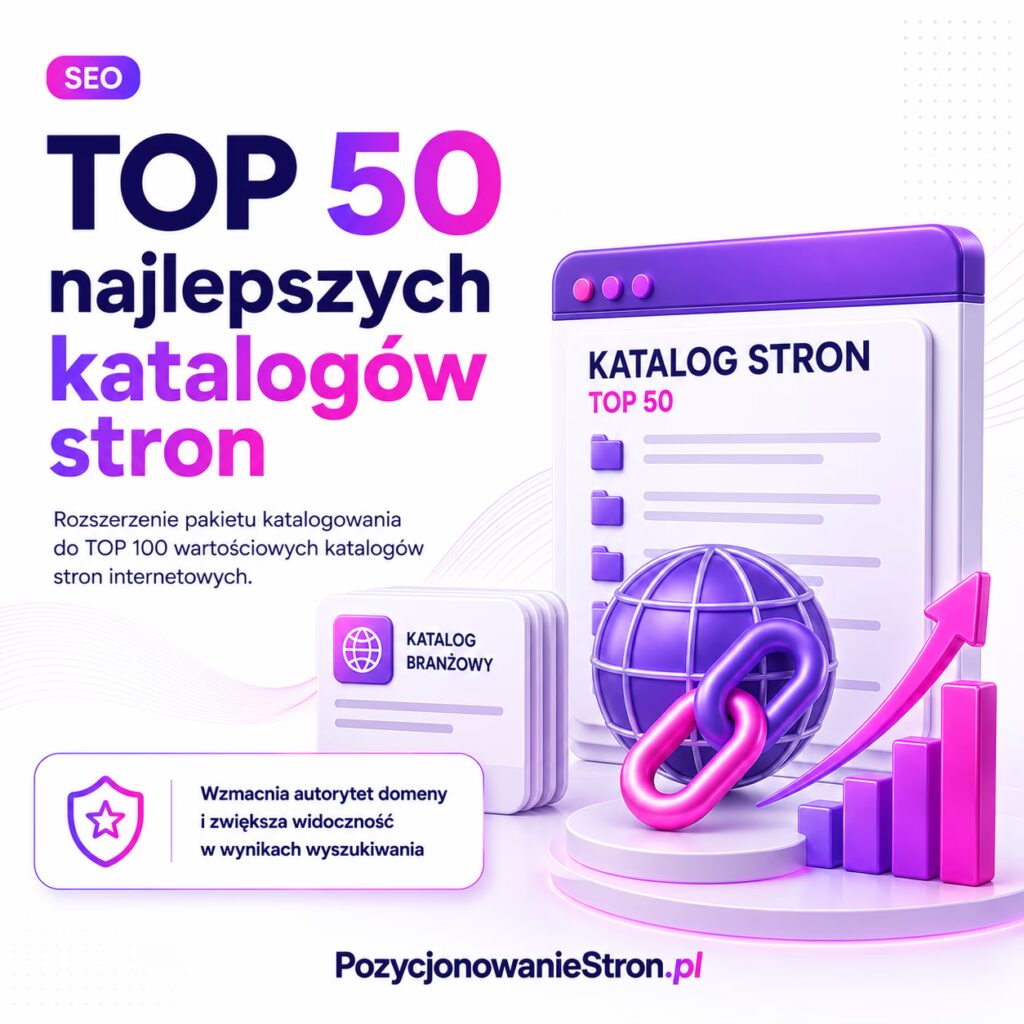 TOP 50 najlepszych katalogów stron