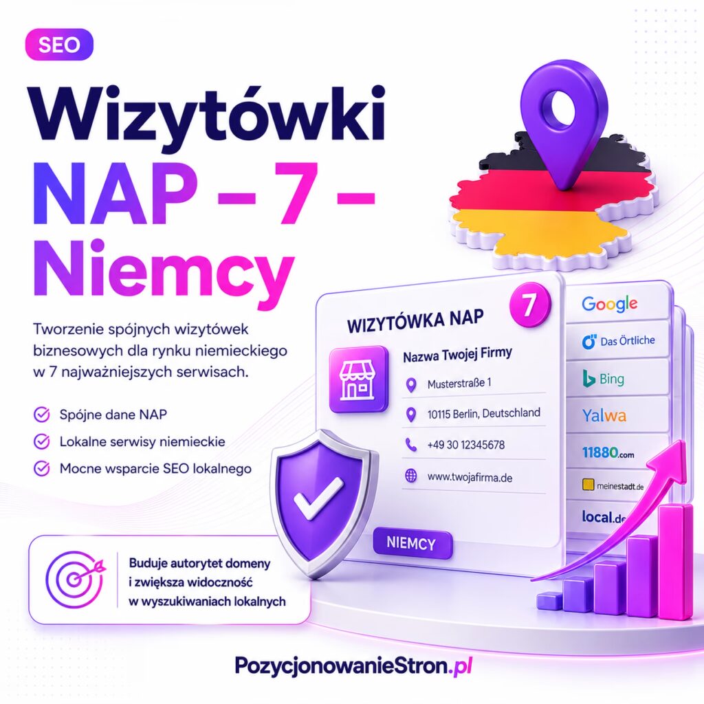 Wizytówki NAP – 7 – Niemcy