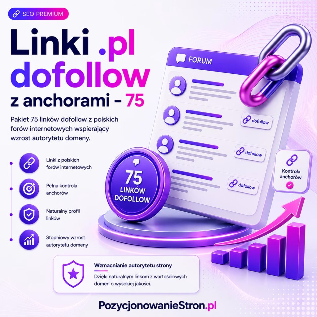Linki .pl dofollow z anchorami – 75