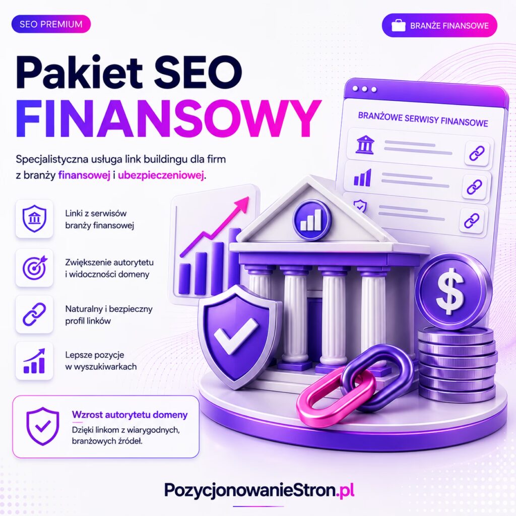 Pakiet SEO FINANSOWY