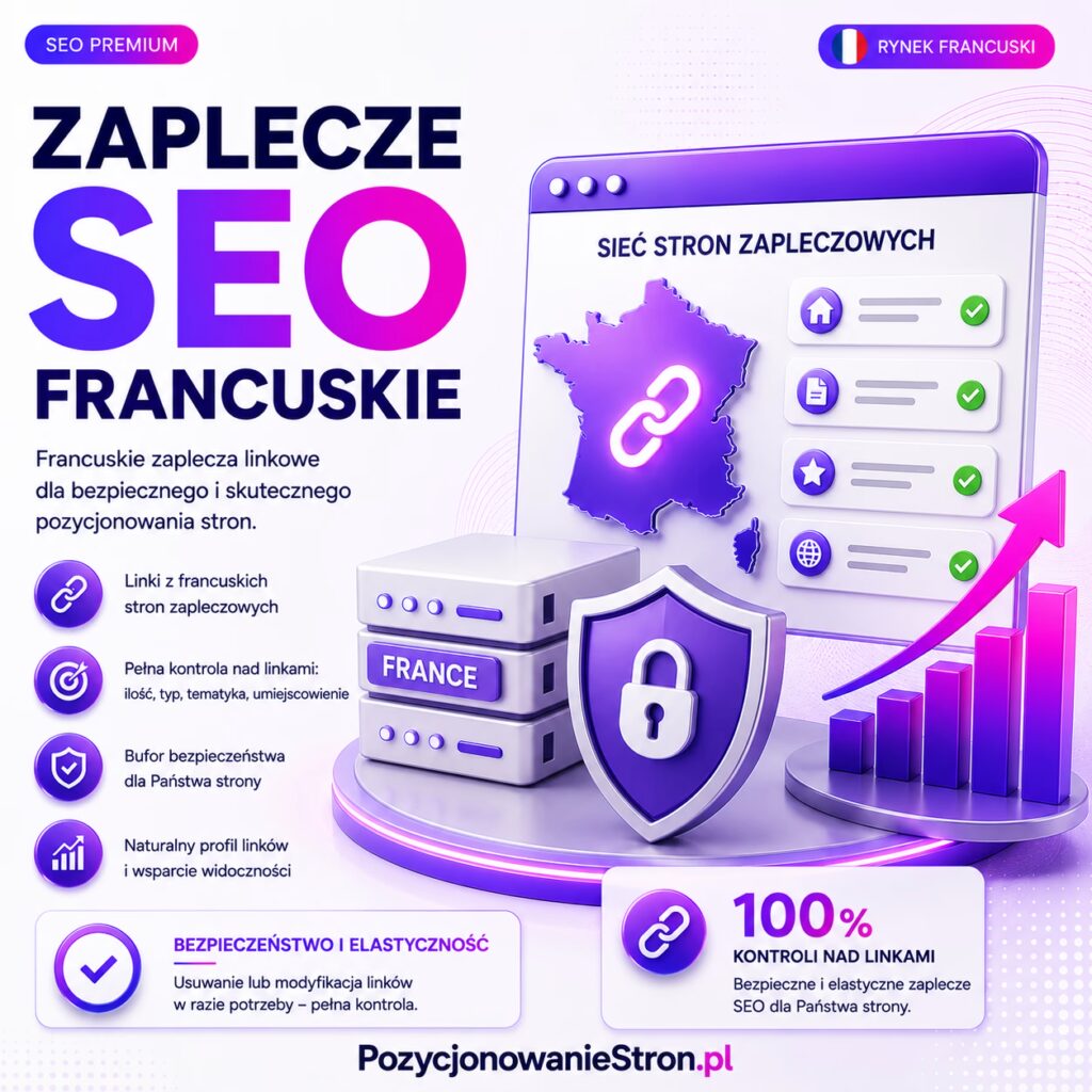 Zaplecze SEO Francuskie