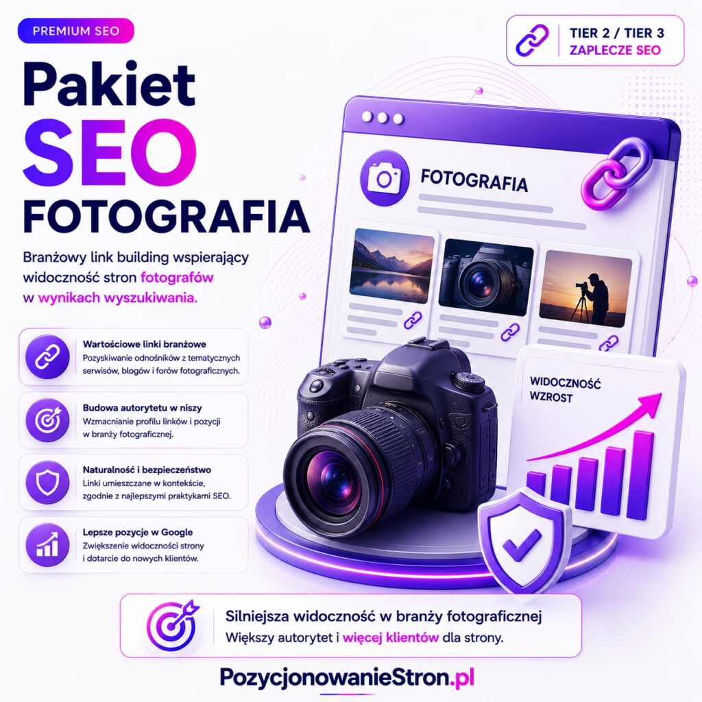 Pakiet SEO FOTOGRAFIA