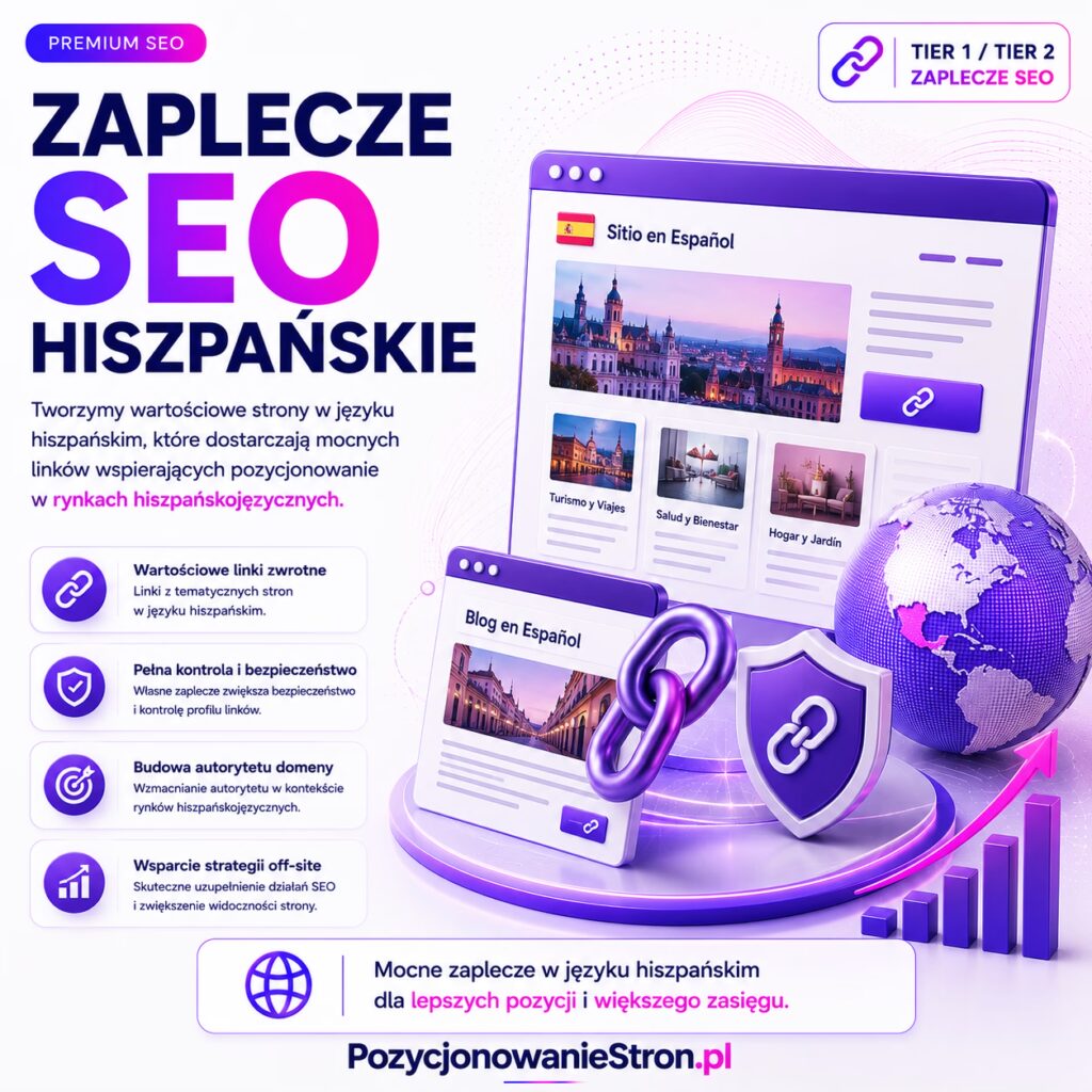 Zaplecze SEO Hiszpańskie
