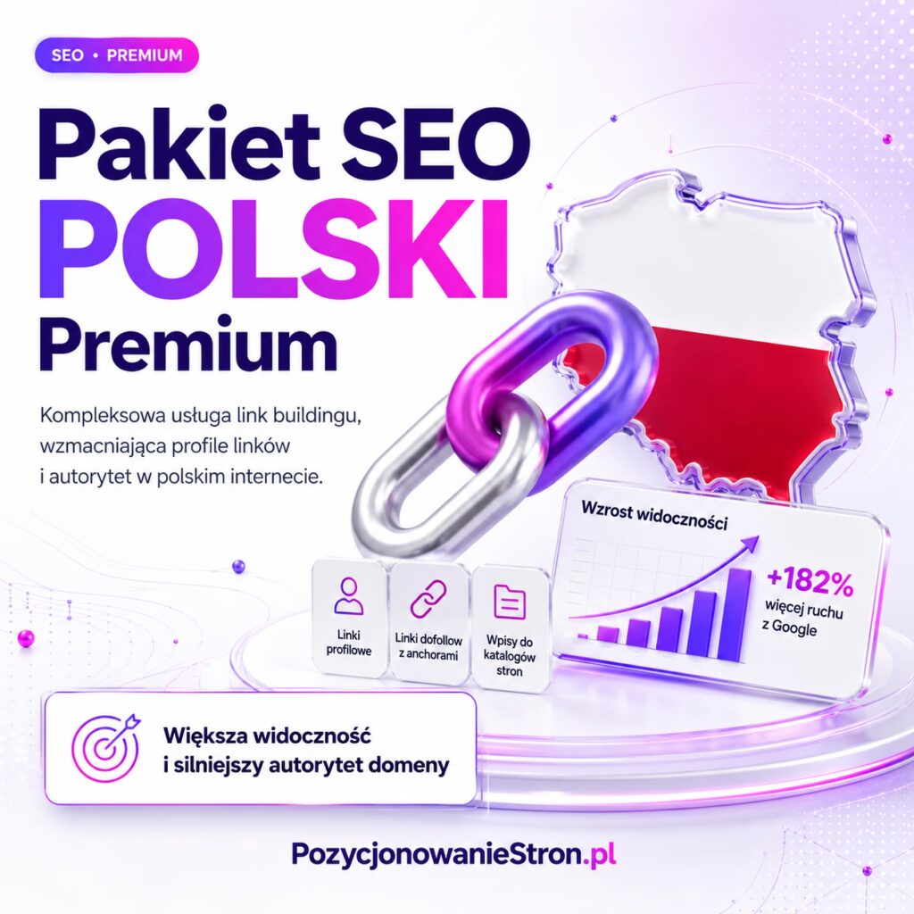 Pakiet SEO POLSKI Premium
