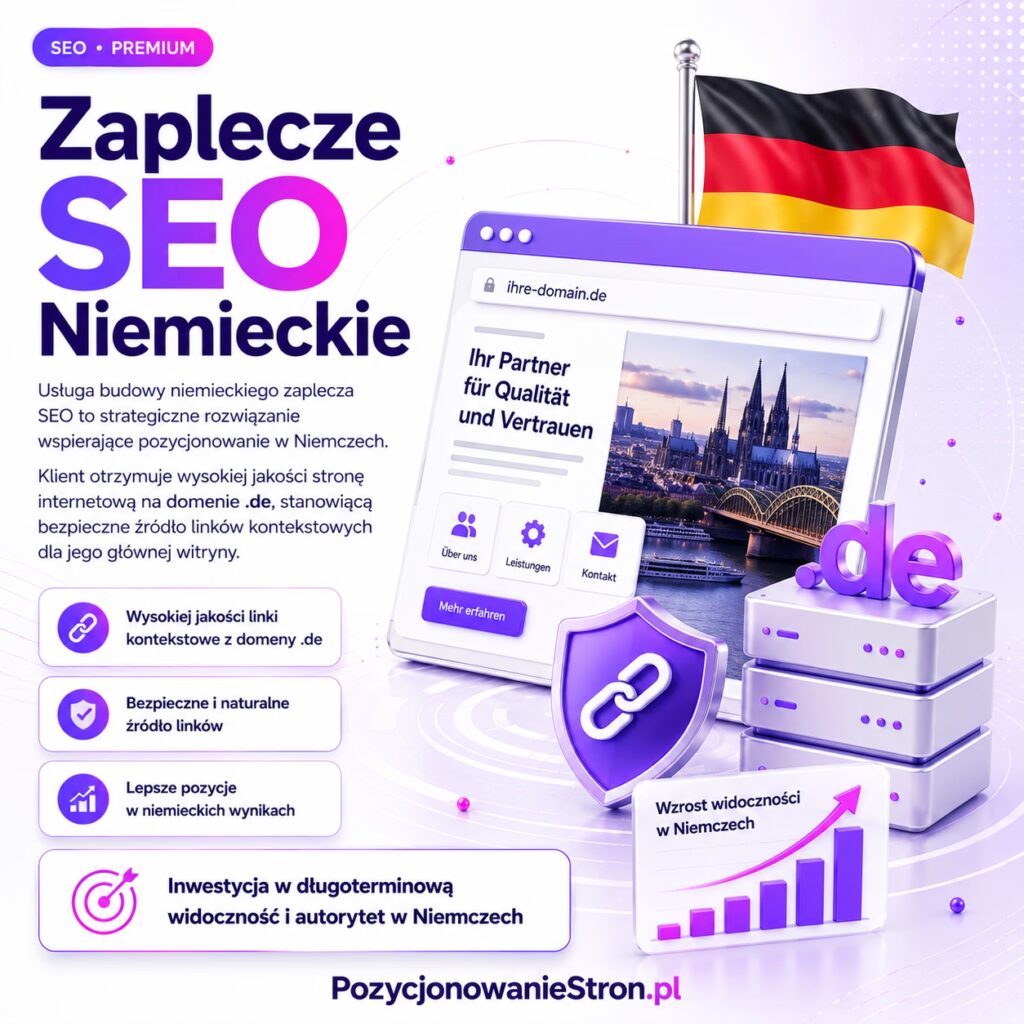 Zaplecze SEO Niemieckie