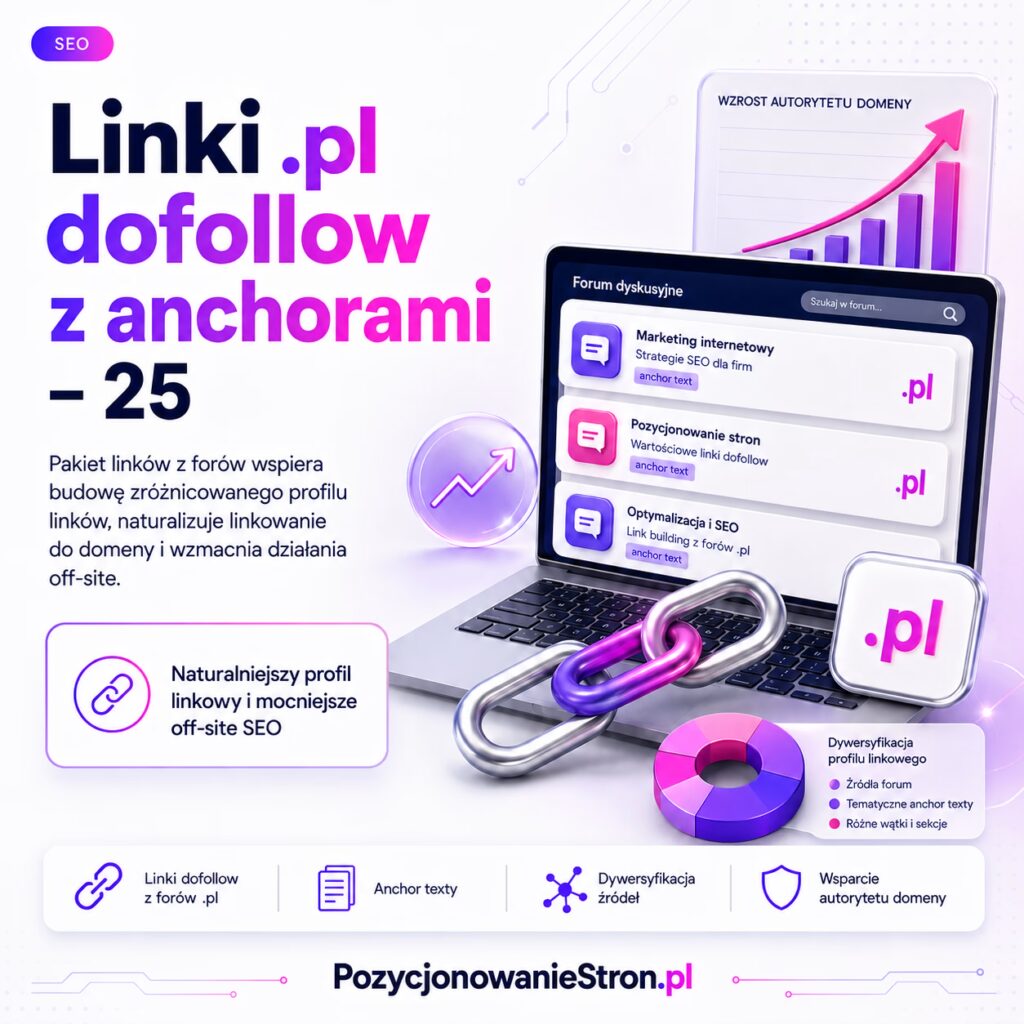 Linki .pl dofollow z anchorami – 25