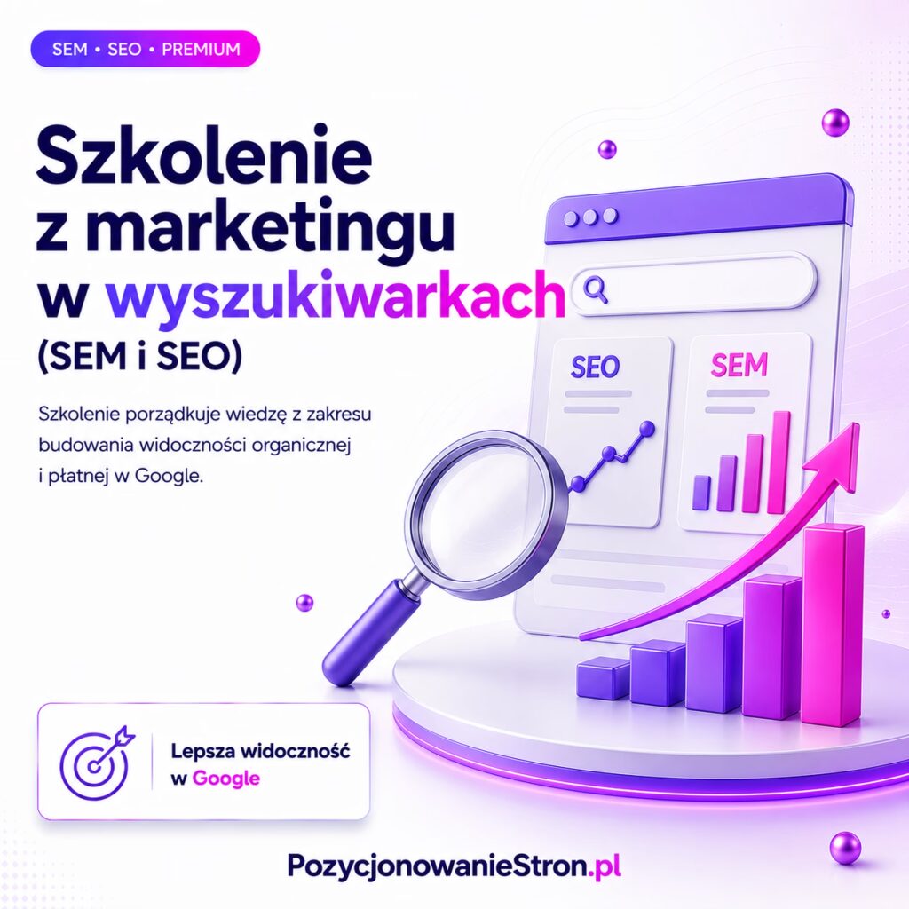Szkolenie z marketingu w wyszukiwarkach (SEM i SEO)
