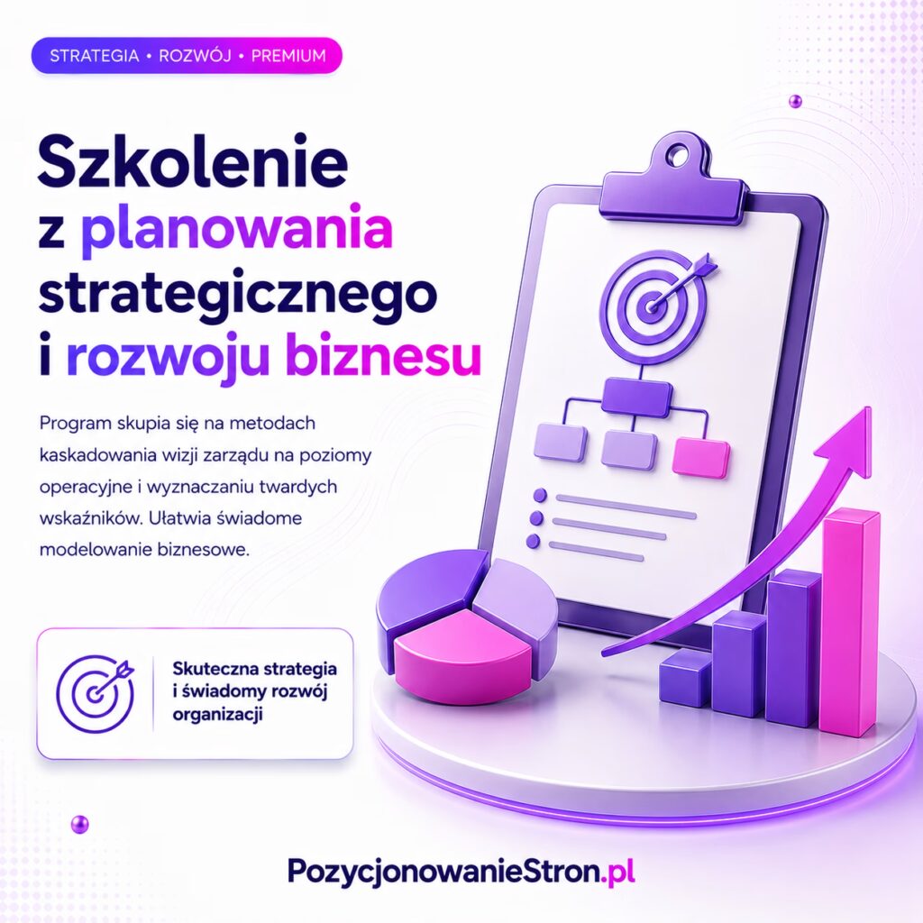 Szkolenie z planowania strategicznego i rozwoju biznesu