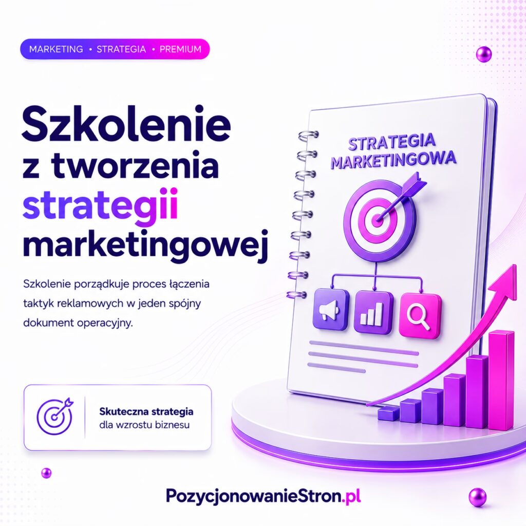 Szkolenie z tworzenia strategii marketingowej