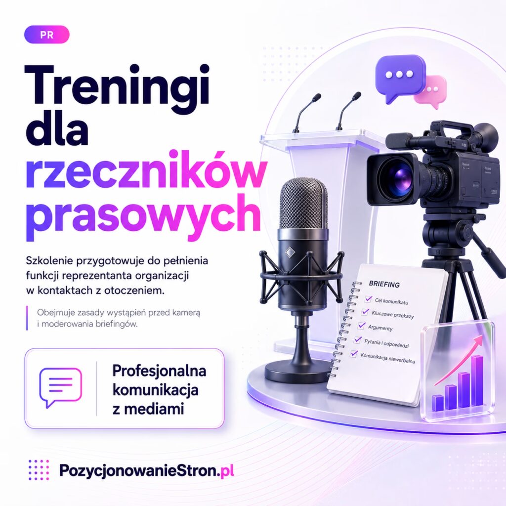 Treningi dla rzeczników prasowych