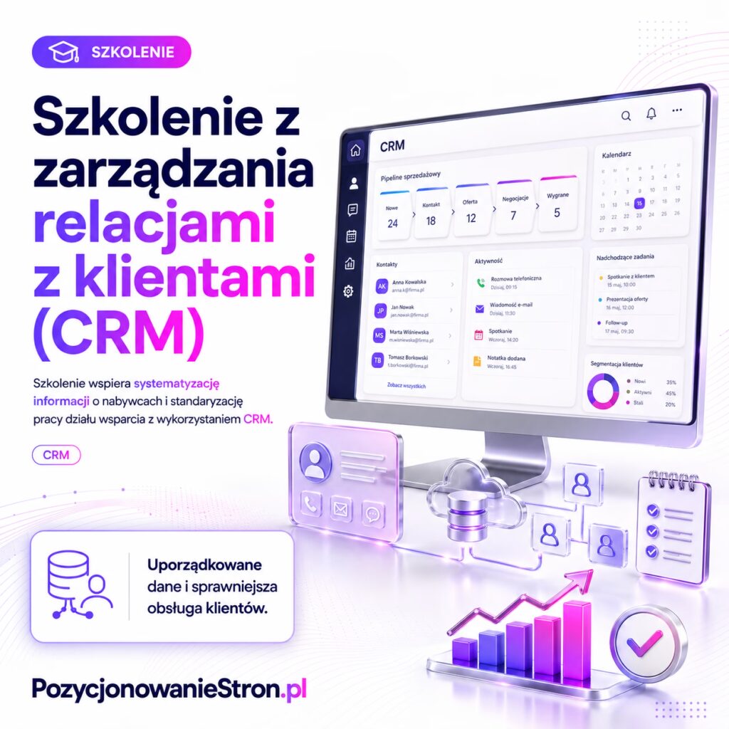 Szkolenie z zarządzania relacjami z klientami (CRM)