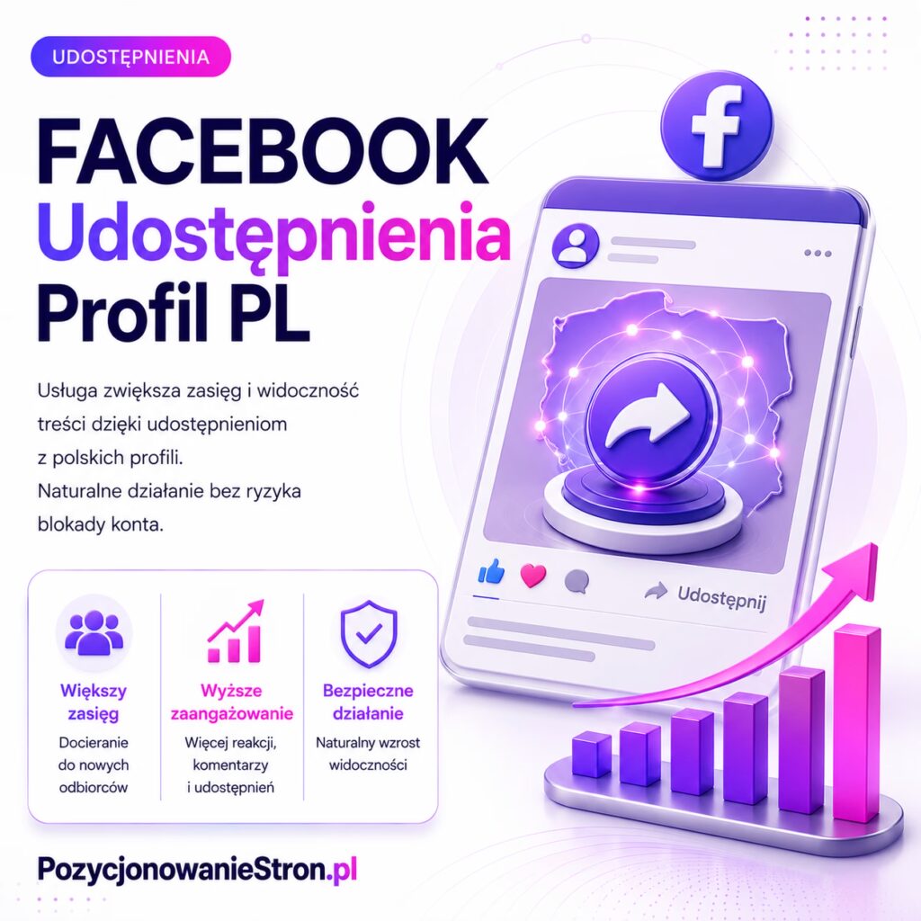 FACEBOOK Udostępnienia Profil PL