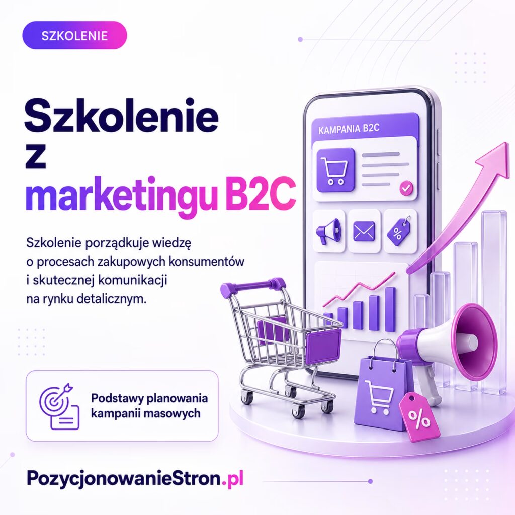 Szkolenie z marketingu B2C (business-to-consumer)