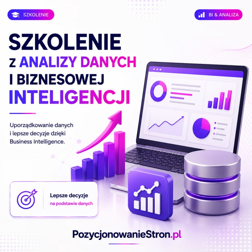 Szkolenie z analizy danych i biznesowej inteligencji