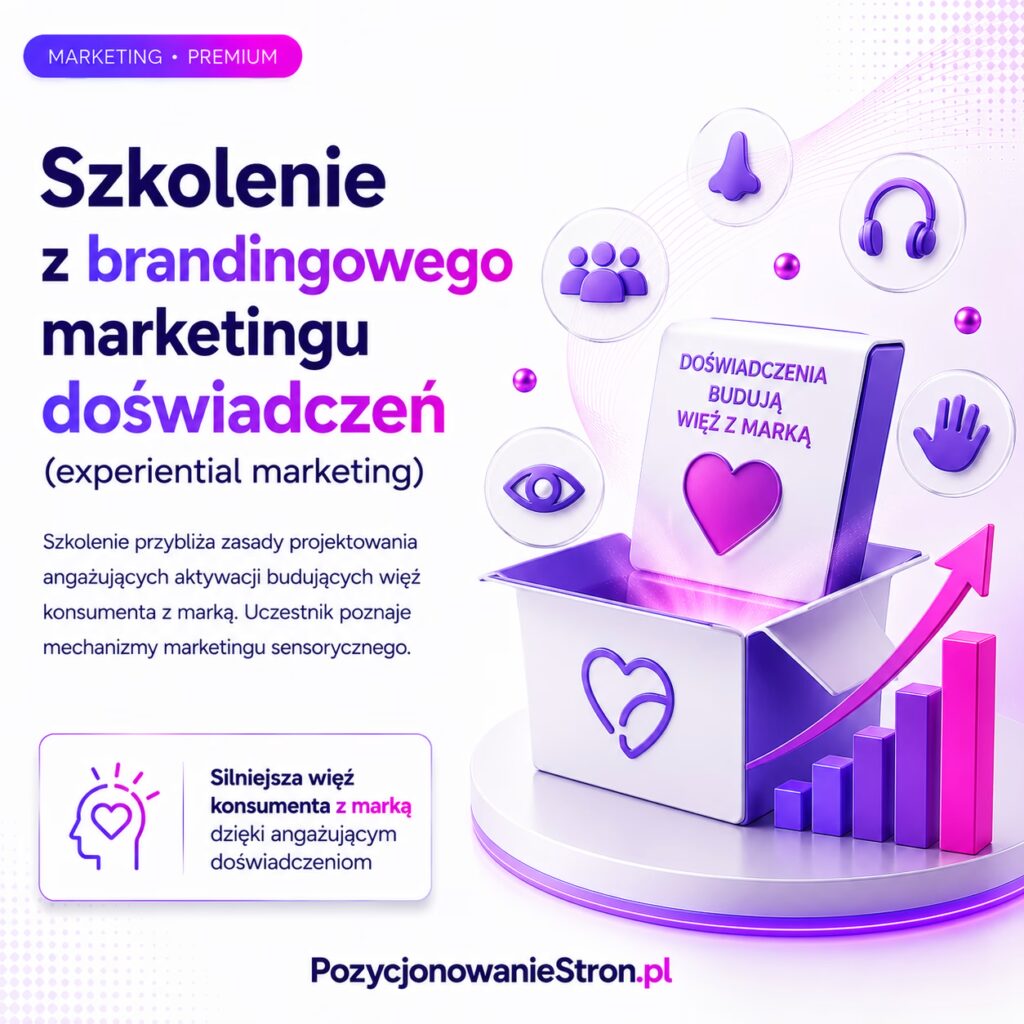 Szkolenie z brandingowego marketingu doświadczeń (experiential marketing)