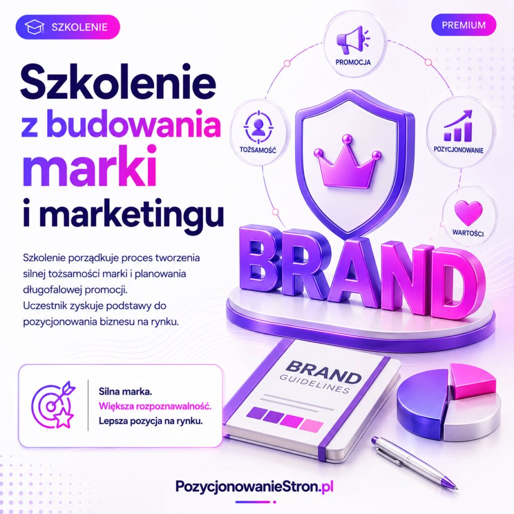 Szkolenie z budowania marki i marketingu
