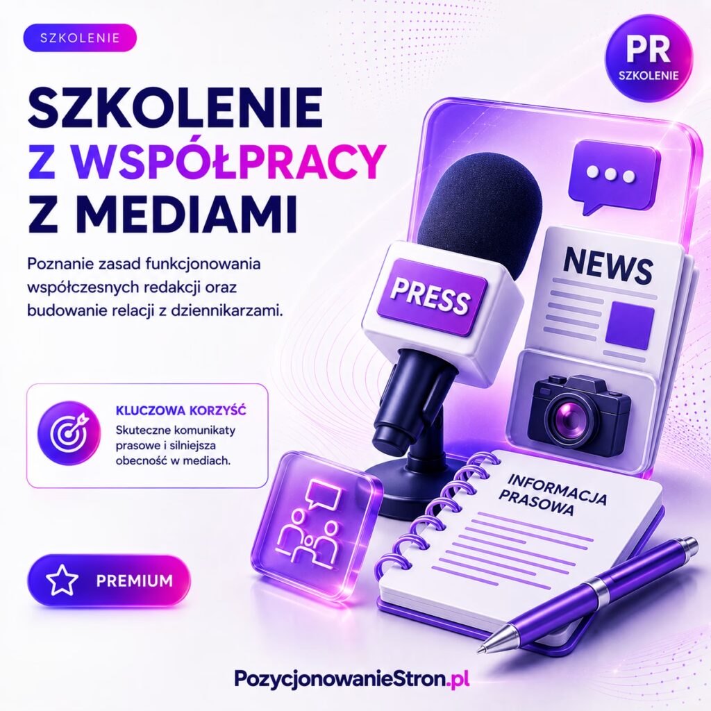 Szkolenie z współpracy z mediami