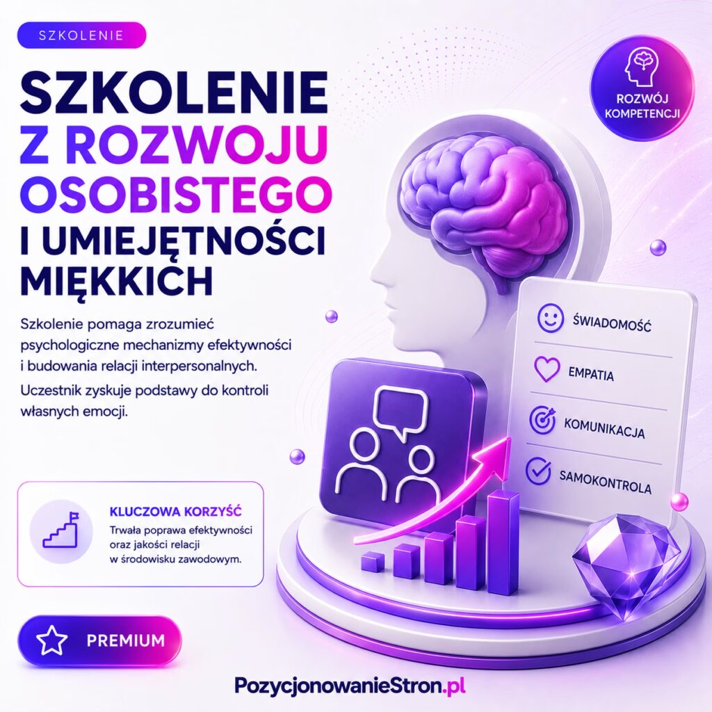 Szkolenie z rozwoju osobistego i umiejętności miękkich