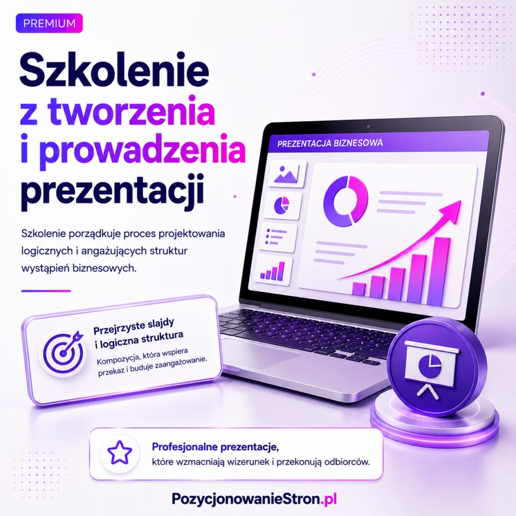 Szkolenie z tworzenia i prowadzenia prezentacji