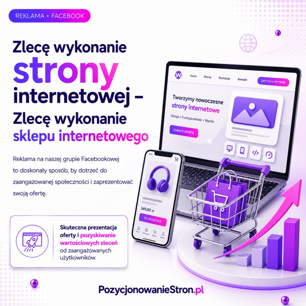 Zlecę wykonanie strony internetowej - Zlecę wykonanie sklepu internetowego