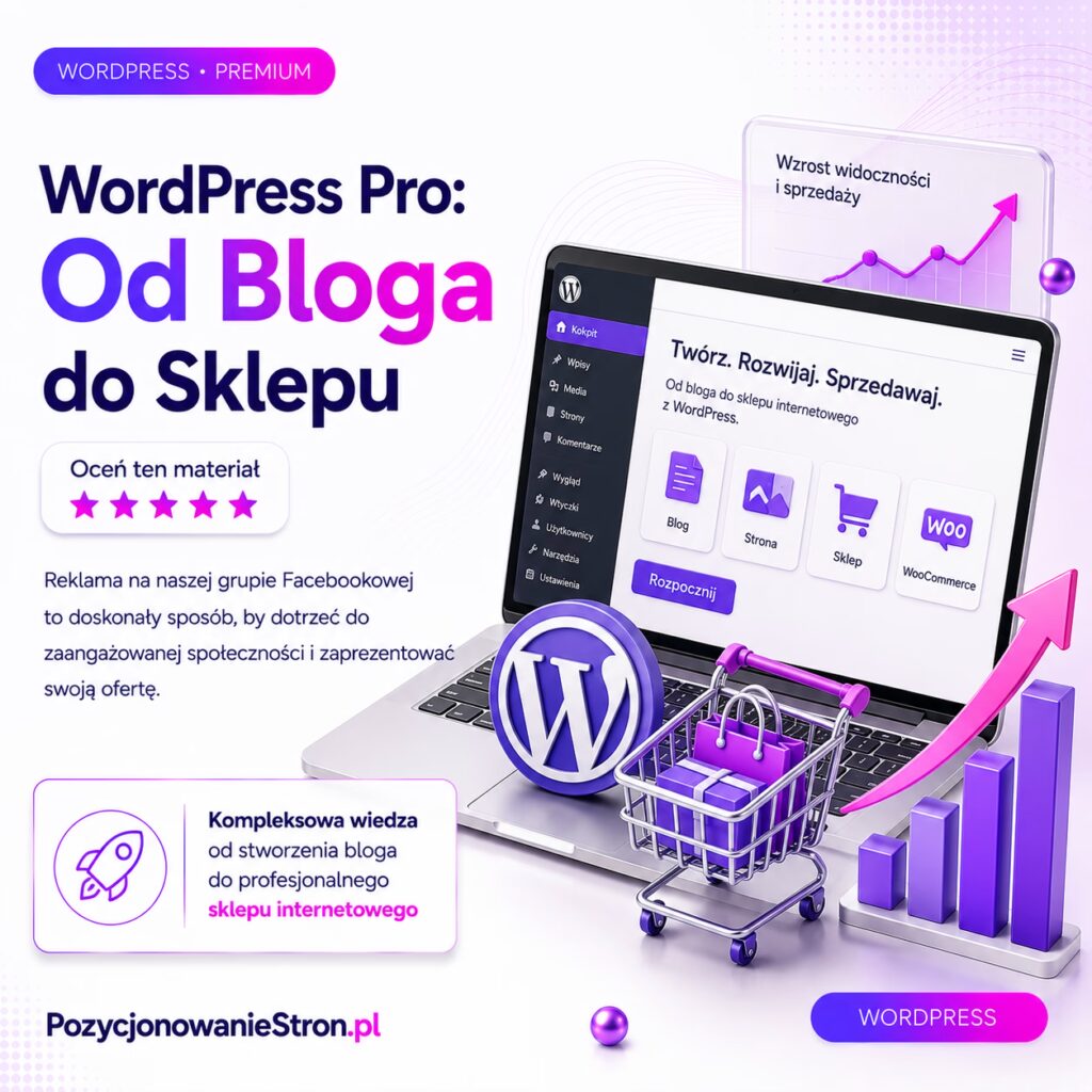 WordPress Pro: Od Bloga do Sklepu