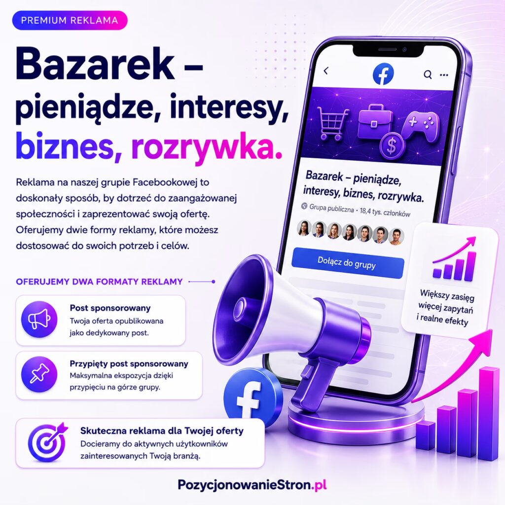 Bazarek - pieniądze, interesy, biznes, rozrywka.