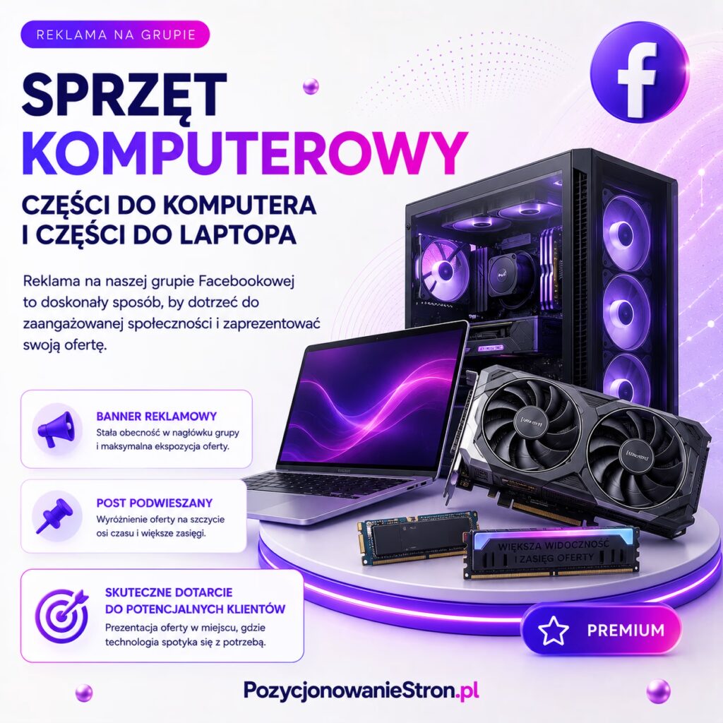 Sprzęt komputerowy - części do komputera i częsci do laptopa