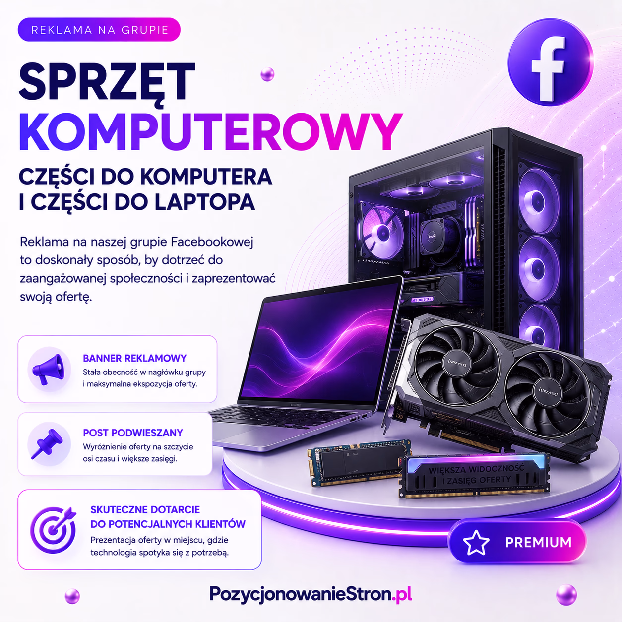Sprzęt komputerowy - części do komputera i częsci do laptopa