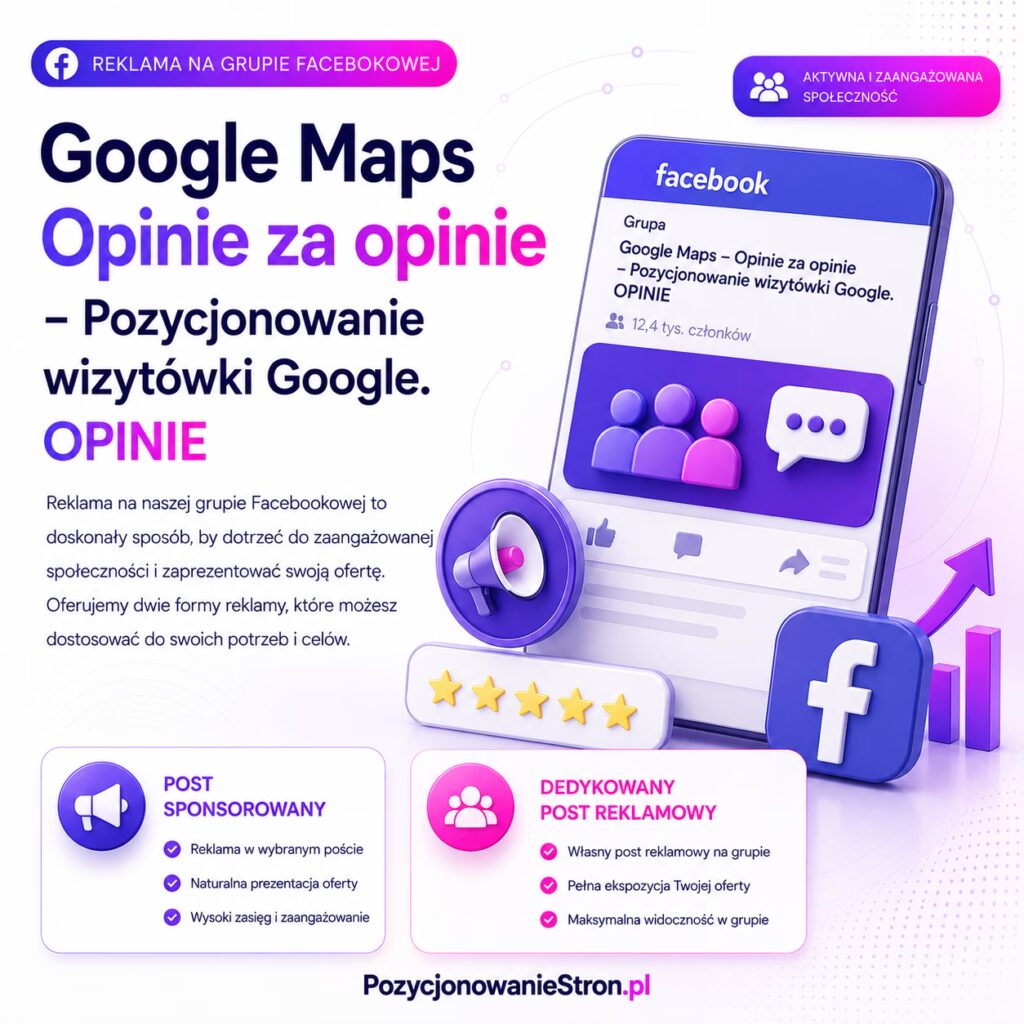 Google Maps - Opinie za opinie - Pozycjonowanie wizytówki Google. OPINIE