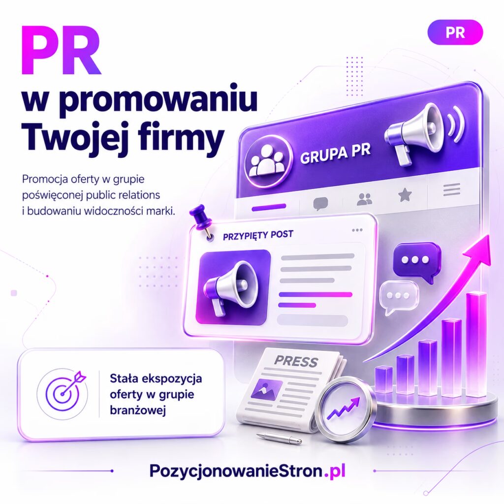 PR w promowaniu Twojej firmy