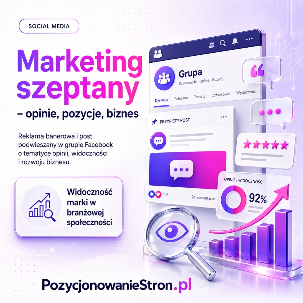 Marketing szeptany - opinie, pozycje, biznes