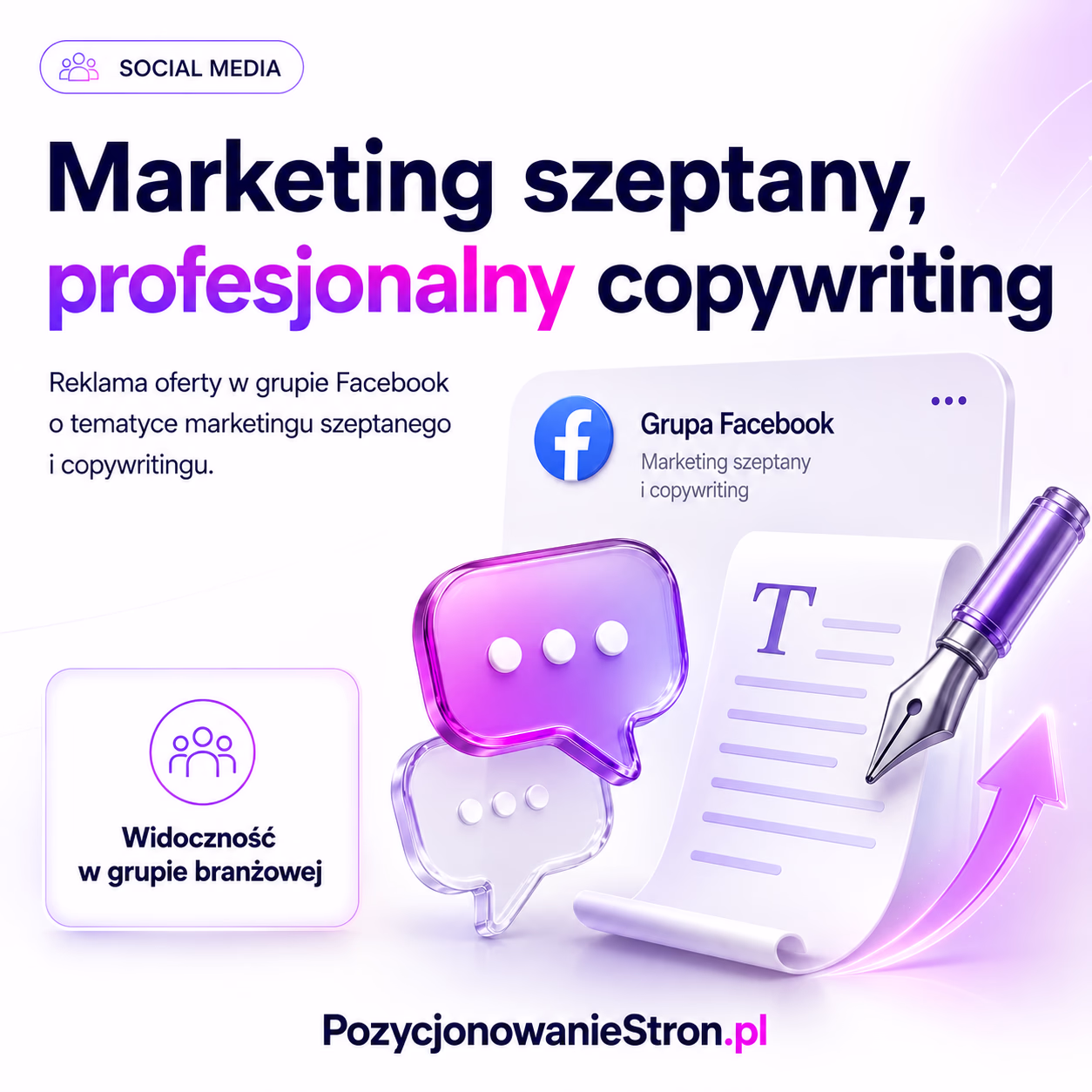 Marketing szeptany, profesjonalny copywriting