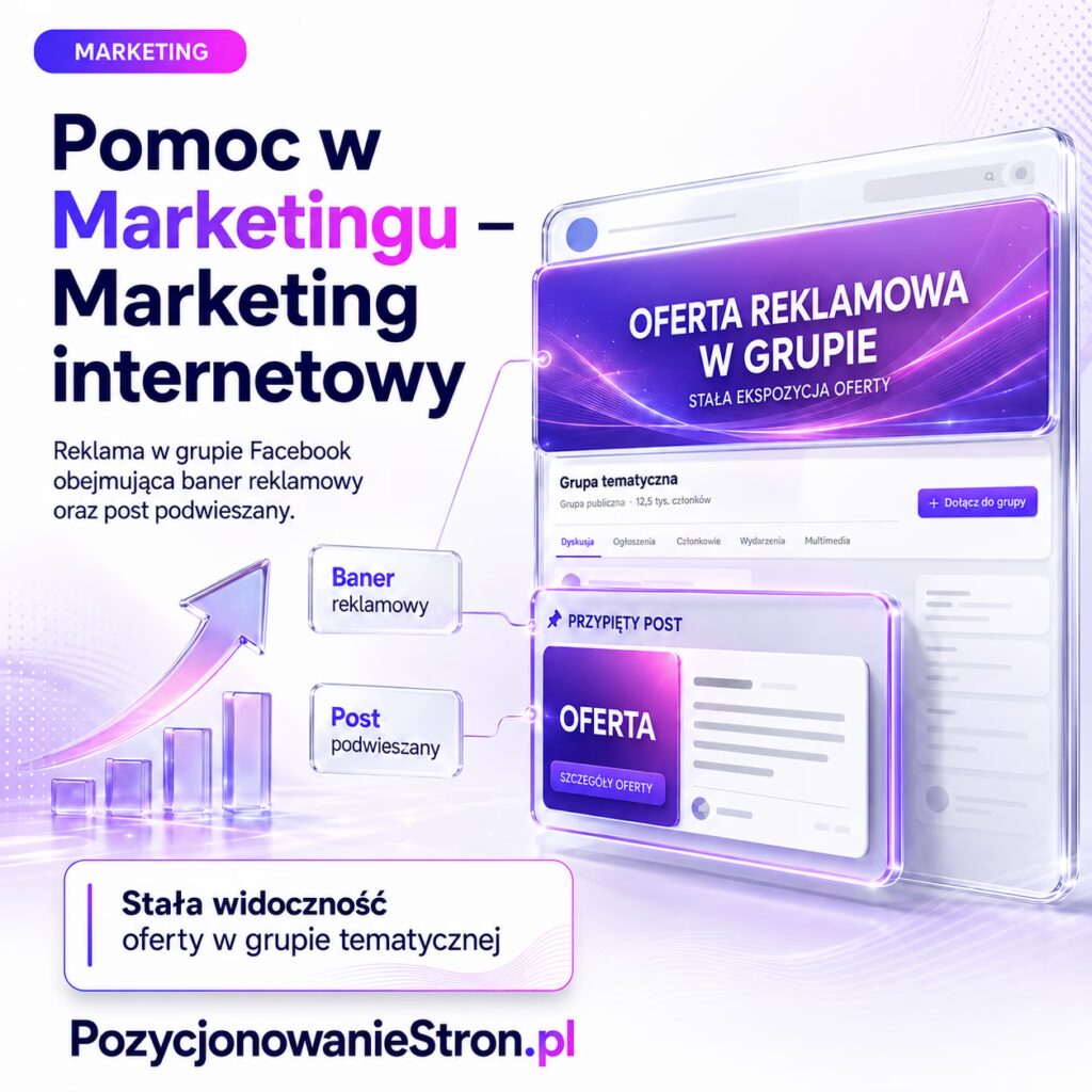 Pomoc w Marketingu - Marketing internetowy
