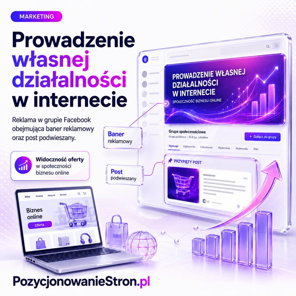Prowadzenie własnej działalności w internecie