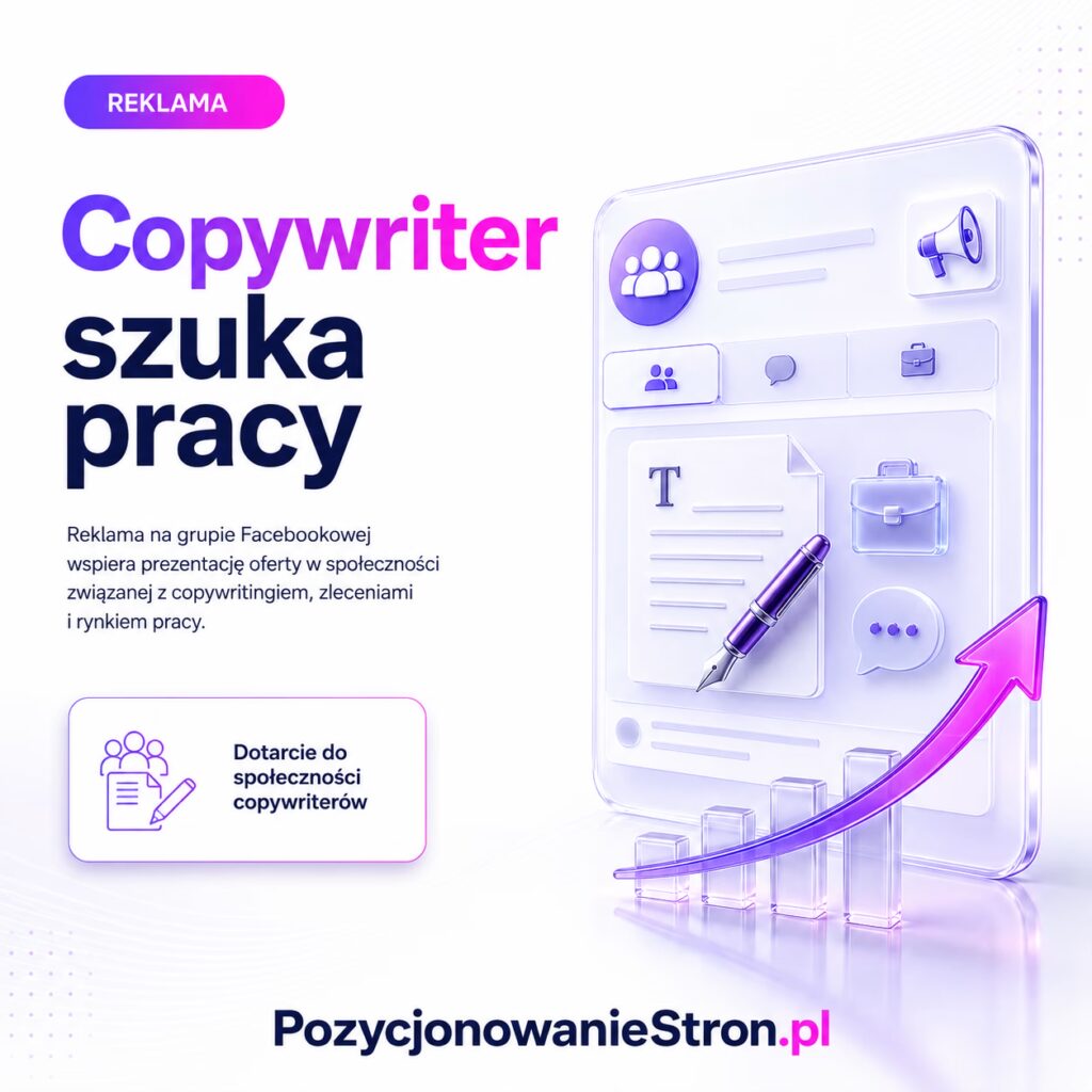 Copywriter szuka pracy
