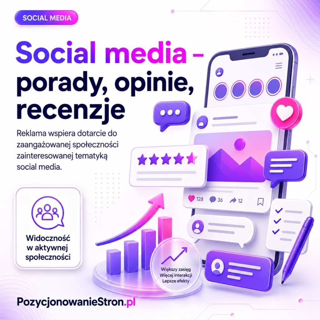 Social media - porady, opinie, recenzje