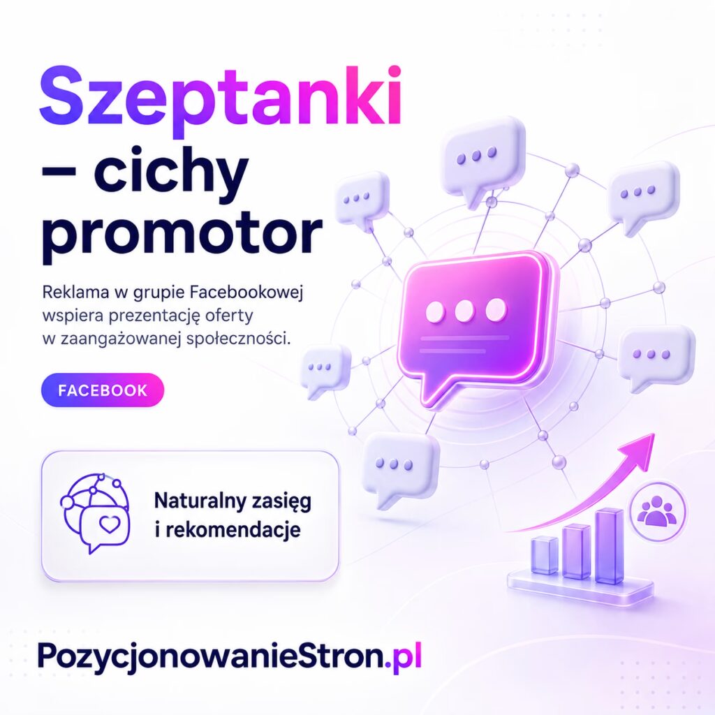 Szeptanki - cichy promotor