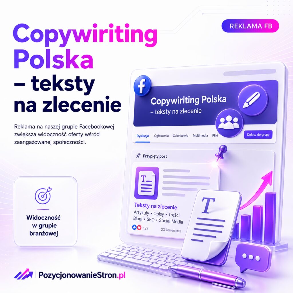 Copywiriting Polska - teksty na zlecenie