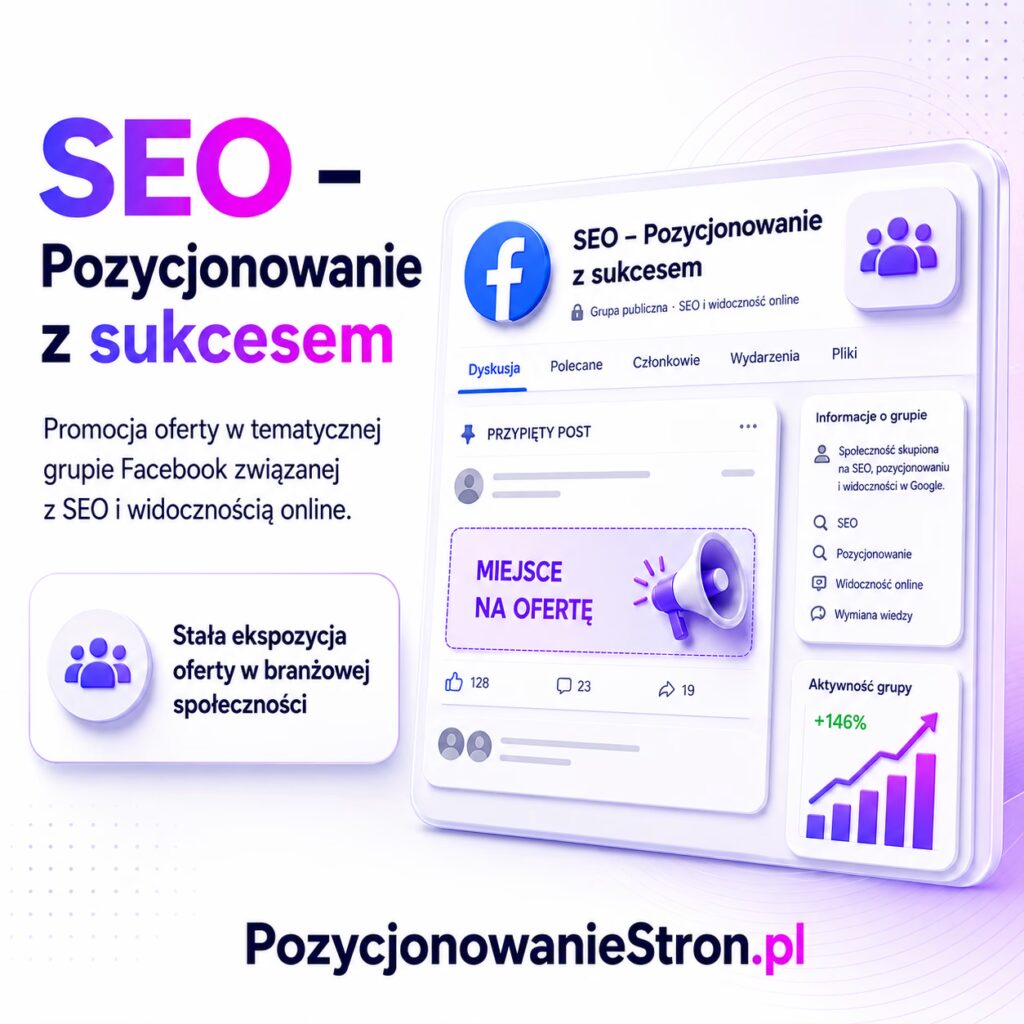 SEO - Pozycjonowanie z sukcesem