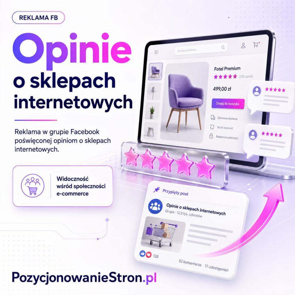 Opinie o sklepach internetowych