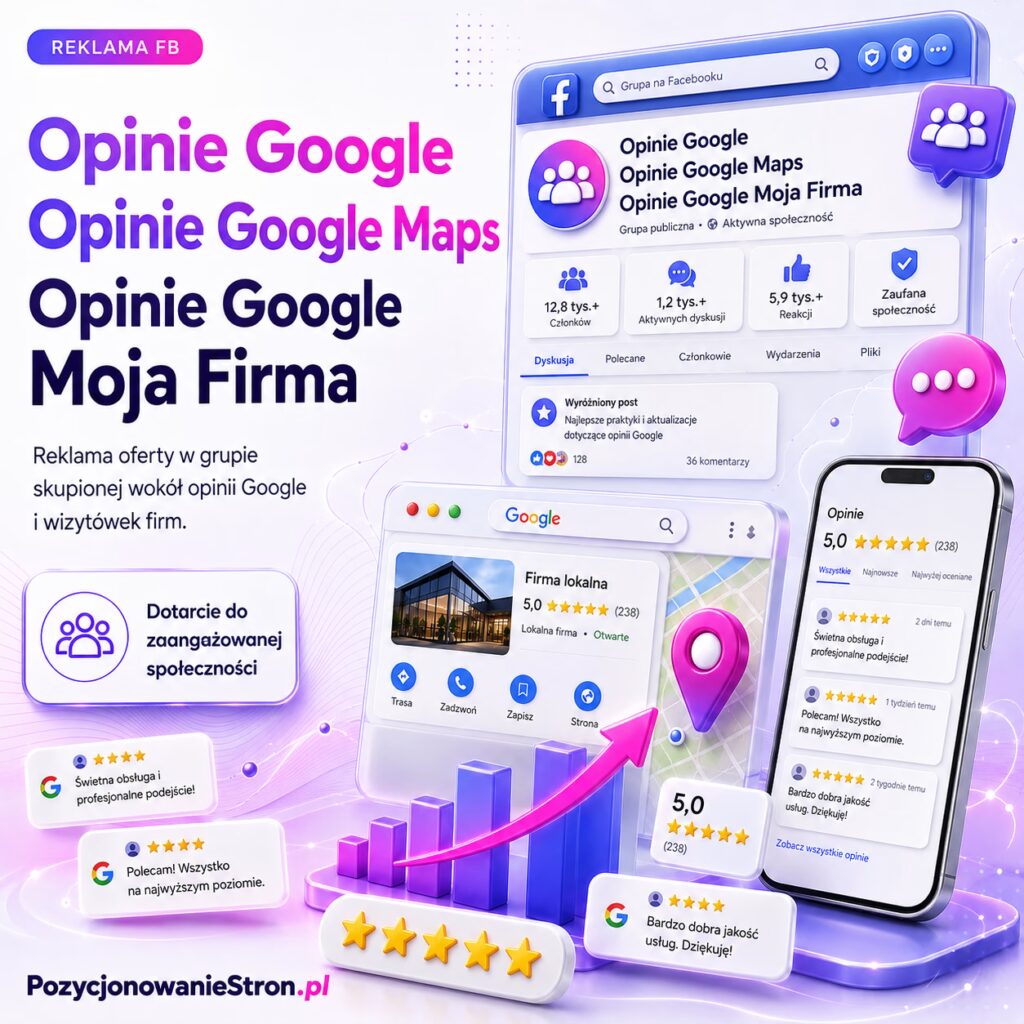 Opinie Google - Opinie Google Maps, Opinie Google Moja firma