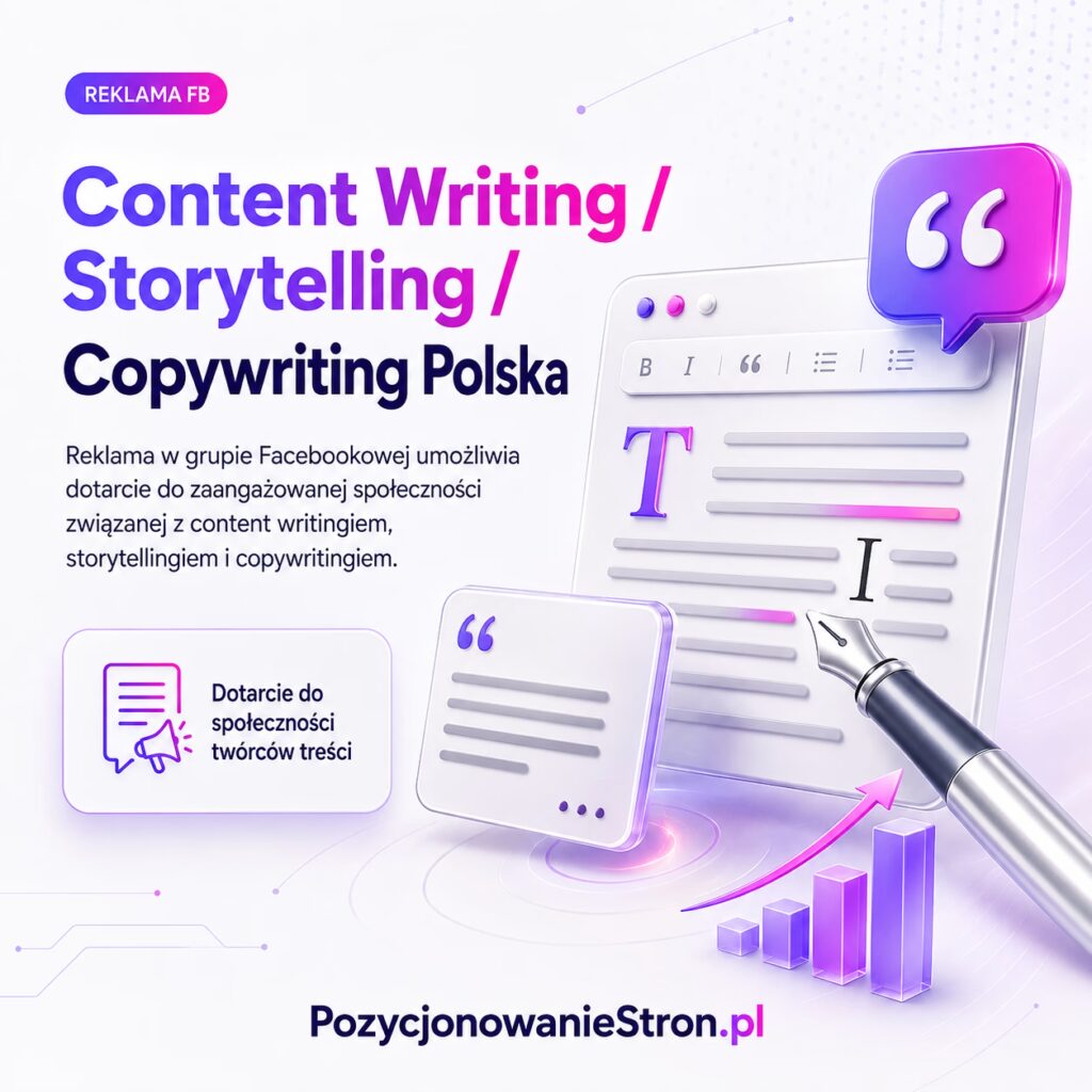 Content Writing / Storytelling / Copywriting Polska